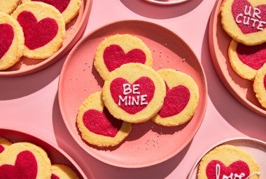 Slice-and-Bake Valentine Cookies