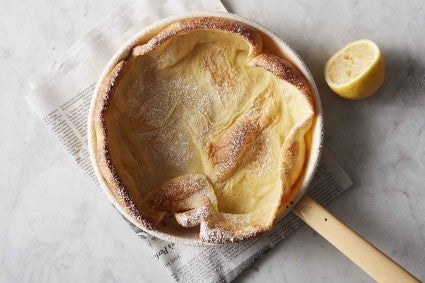 Lemon Puff Pancake with Fresh Berries