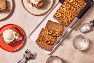 Bananas Foster Banana Bread