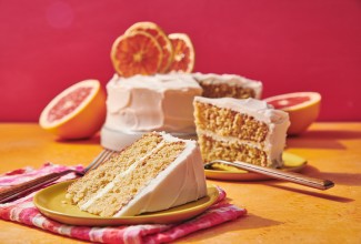 Citrus Surprise Grapefruit Cake 