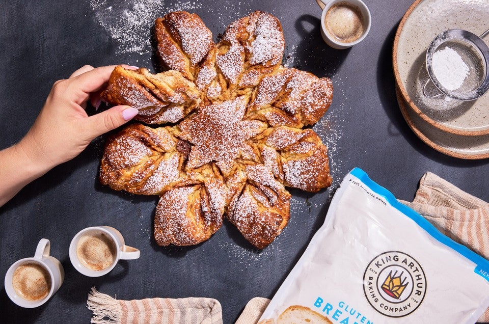 Gluten-Free Cinnamon Star Bread - select to zoom