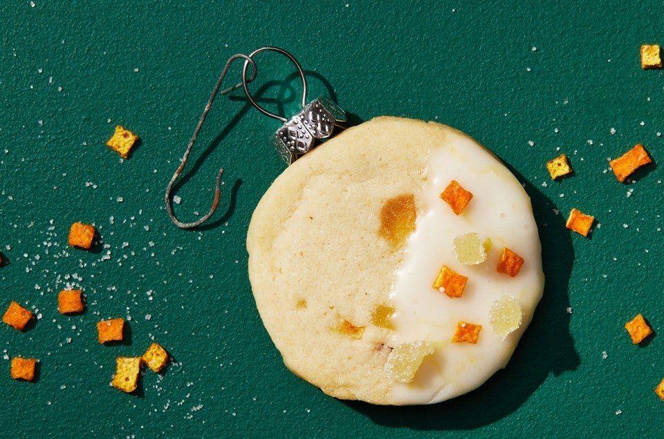 Glazed Ginger-Citrus Shortbread - select to zoom