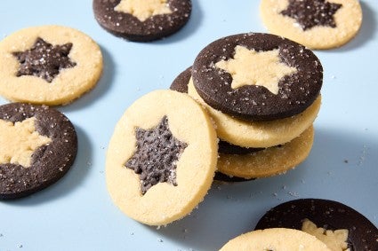 Two-Tone Festive Sugar Cookies