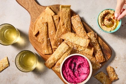 Light and Crisp Olive Oil Crackers