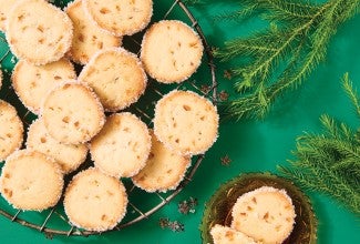 Orange Sparkle Slice-and-Bake Cookies