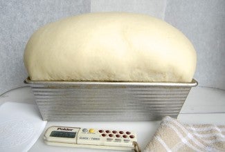 Over-proofed dough via @kingarthurflour