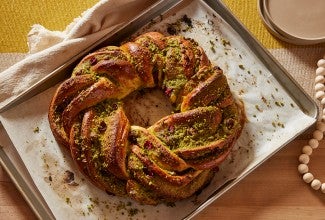 Pistachio Cranberry Wreath 