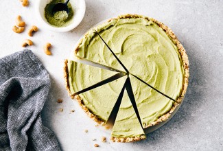 Vegan Matcha Mousse Tart